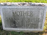 Cruise, Sarah J